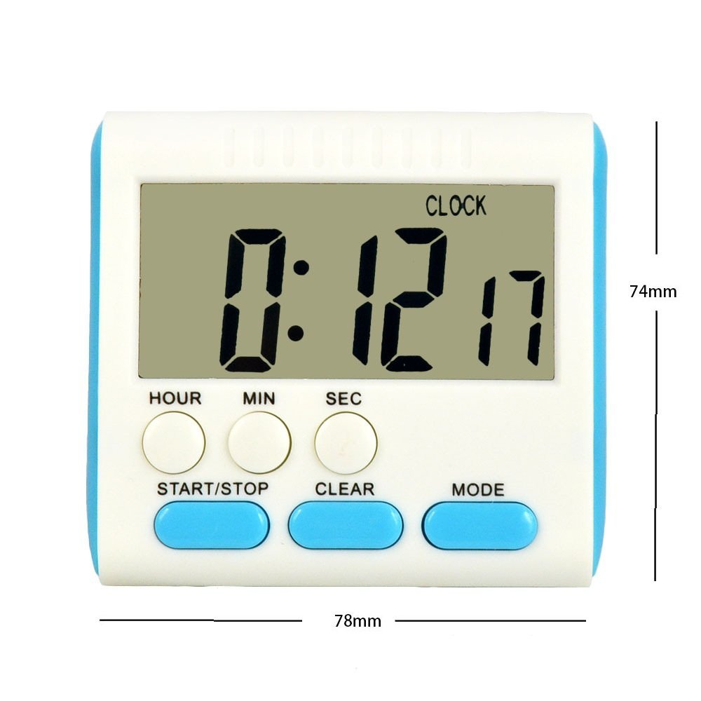 Allescool Digital Küchentimer, großer LCD-Bildschirm
