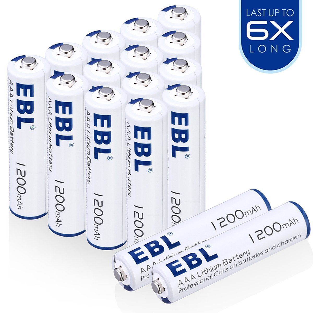 EBL AAA Lithium Batterie 1.5V 1200mAh