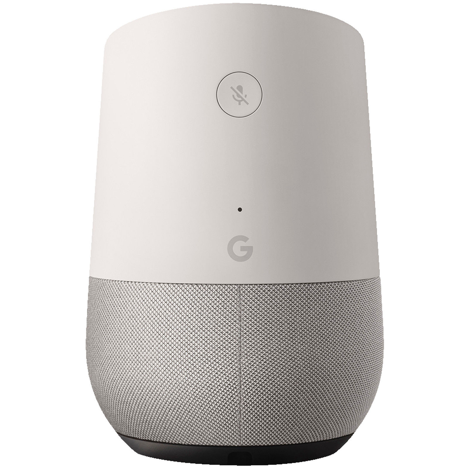 GOOGLE Home, Smart Speaker mit Sprachsteuerung, Weiß/Schiefer