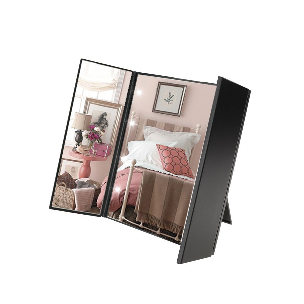 Justime Kosmetikspiegel beleuchtet mit 8 Herz-form LED