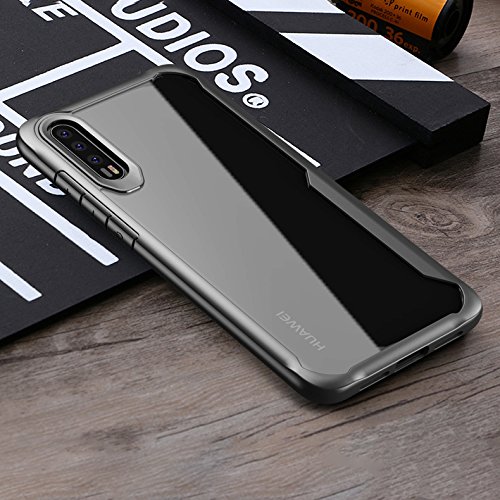MOZEEDA Huawei P20 Hülle, klar, kratzfest, harte PC-Rückseite